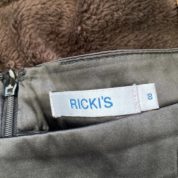 Rickis Quilted Brocade Jacquard Size  8 Ivory A-Line Skirt - Picture 3 of 15